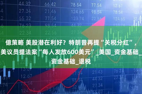 億策略 美股潜在利好？特朗普再提“关税分红”，上月美议员提法案“每人发放600美元”_美国_资金基础_退税